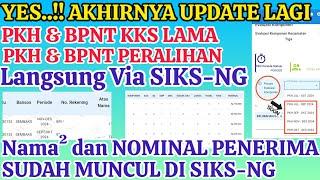 AKHIRNYA! NAMA DAN NOMINAL BANTUAN NOVEMBER-DESEMBER PKH BPNT MUNCUL DI SIKS-NG. INFO PKH BPNT