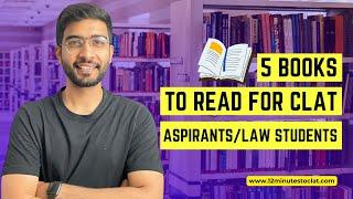 5 Books to Read for CLAT Aspirants/ Law Students I Books for Starters I Keshav Malpani