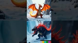 Charizard Vs animals #animals#shorts#ytshorts#dinosaur #lion#wolf#pokemon#venom