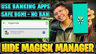 How to Hide Magisk Manager From PUBG/BGMI/Banking Apps | How to Run Banking Apps on ROOTED PHONE? 