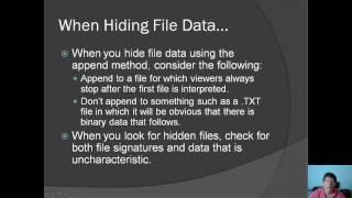 Data Hiding Part 1