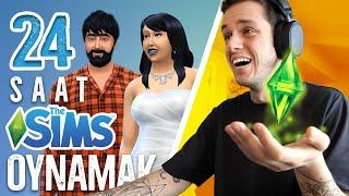 24 SAAT OYUN OYNAMAK! (SIMS 4)