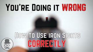 How to use Iron Sights efficiently | Tim Herron Interview