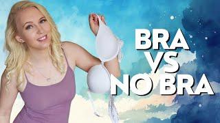 Bra vs No Bra Cami Top Natural Mom Body Try On | Aspen Sage Try On