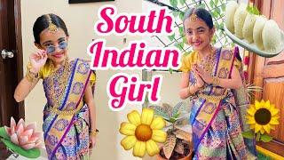 My First South Indian Look Creation | Fancy Dress Competition Vlog - 174 | @SamayraNarulaOfficial