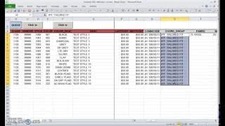 IBM iSeries\Excel Interface Video 1 of 2: Excel Data Entry