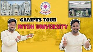 Exploring JNTUH UNIVERSITY (A Campus Tour)| My First Vlog|