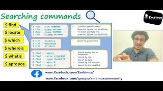 13-Searching Commands advanced usage | (find - locate - which - whatis - whereis - apropos)