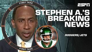 'ABSOLUTELY, POSITIVELY, NOTHING!' - Stephen A. is DONE defending Aaron Rodgers  | First Take