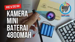 Baterai Monster? Cek Review Spy Kamera Cctv Mini DIY Module WiFi Baterai 4800mAh