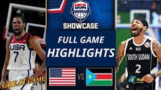 USA Vs South Sudan Full Game Highlights | | USAB SHOWCASE | Fiba Basketball