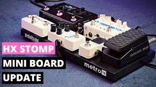 HX Stomp Mini Pedalboard Update (DisasterArea MIDI Baby 3 + other pedals)