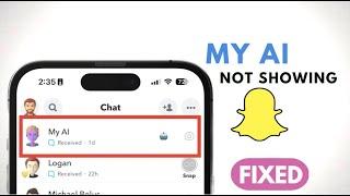 How To Fix My AI Not Showing Up On Snapchat