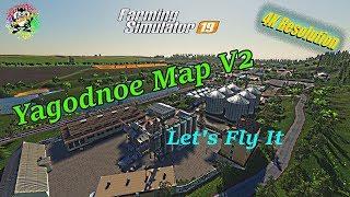 Fs19 Maps | Yagodnoe Map V2 | Fly Over in 4K Resolution