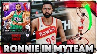 i used ronnie 2k in nba 2k22 myteam....