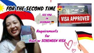 I GOT MY SCHENGEN VISA! SEE YOU IN GERMANY  | 2024 UPDATE VISIT VISA OR SCHENGEN VISA REQUIREMENTS