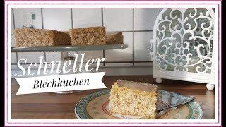 Einfacher Nusskuchen | Blechkuchen | Haselnusskuchen schnell backen | REZEPT | TANJA`S MORGENREPORT