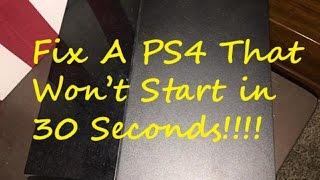 How To Fix A PS4 That Won't Turn On In 30 Seconds!!!!