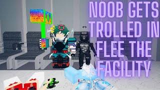 NOOB Beast Gets Trolled in Flee the Facility by the Entire Lobby!