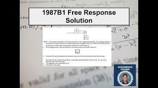 1987B1 Free Response Solution