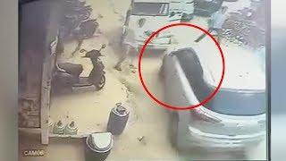 History-sheeter Vishal Chaudhary  Attacked on SOG Team in JAIPUR/ LIVE FOOTAGE