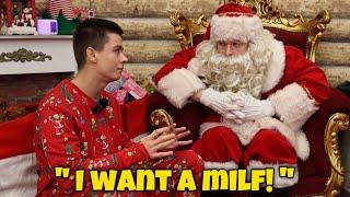 Asking Santa For A Milf Prank…