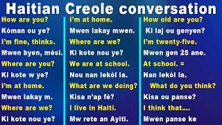 Haitian Creole conversation for beginners / Everyday English Conversation