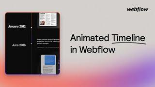 How to create an Animated Timeline in Webflow