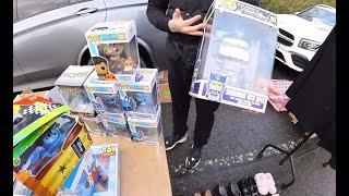 b'lucky winter car boot hunting did i find a £100 transformer funko pop vlog 227