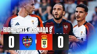 J8 Hightlights del partido Levante UD 0-0 Real Oviedo | LaLiga Hypermotion 2024/25