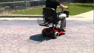 Demo of AmeriGlide Travel Scooter