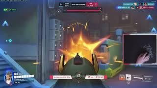 19300 DMG! GALE CASSIDY + ASHE OVERWATCH 2 SEASON 6 TOP 500 GAMEPLAY