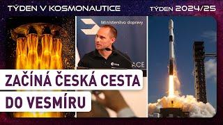 Týden v kosmonautice 2024/25 - Začíná Česká cesta do vesmíru