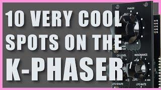 10 cool spots on Black K-Phaser of Erica Synths