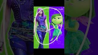 Mal Descendants turned into Disgust Inside Out 2 #descendants #mal #descendants #insideout2 #fanart