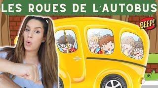 Les roues de l'autobus ! The wheels on the bus in French ! #nurseryrhymes #comptines