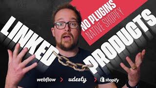 Build a linked products module using Udesly 3.0 & native Shopify metafields - Webflow to Shopify