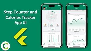 Step Counter And Calories Tracking App UI in Flutter