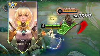 BEATRIX GOLD LANE IS BACK!! SHOT GUN BUILD IS FINALLY BACK!! - Mobile Legends