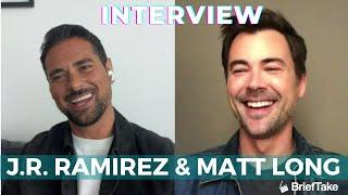 Manifest's J.R. Ramirez & Matt Long gush over Melissa Roxburgh I Interview