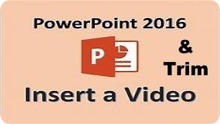 How to Trim and Put Your or YouTube Video on PowerPoint | How to Put a Video into a PowerPoint