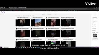 How to start live streaming to ViuLive