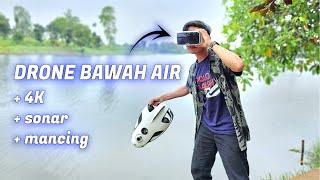 DRONE BAWAH AIR 4K paling terjangkau nih, ada SONAR buat Mancing - Power Vision PowerRay Wizard