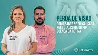 Perda de visão: foi causada pelo glaucoma ou por uma doença da retina? | Dra. Izabela e Dr. Gabriel