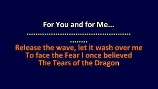 Bruce Dickinson - Tears of the Dragon (Best Version) - Karaoke Instrumental Lyrics - ObsKure