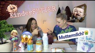 Wir probieren ESSEN für KINDER & Lucy trinkt MUTTERMILCH