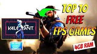 TOP 10 FREE FPS Games for Low End PC | 32MB, 64MB, 512MB VRAM | 4GB and 8GB Ram