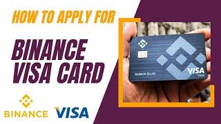 How to Apply for a Binance Visa Card || Crypto Currency Card || TecH SaimoN