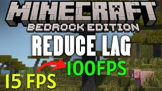 How To Reduce Lag in Minecraft Bedrock (FPS Boost!)