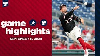 Braves vs. Nationals Game Highlights (9/11/24) | MLB Highlights